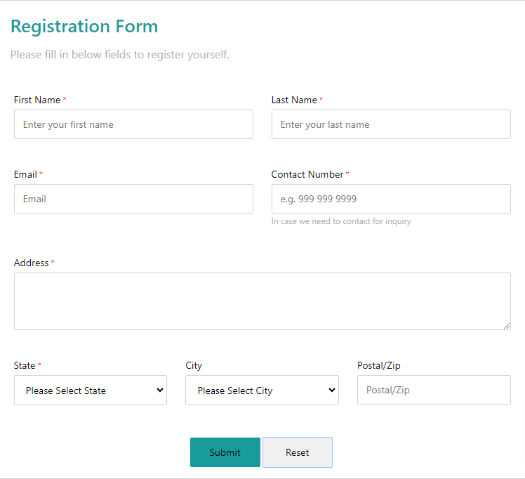 CF-with-api-Registration-form