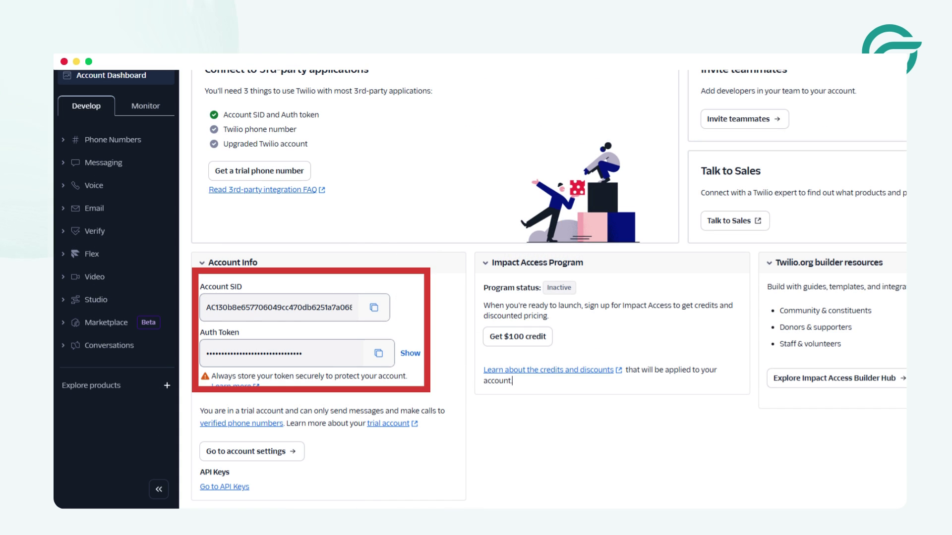 Get Your Twilio Credentials