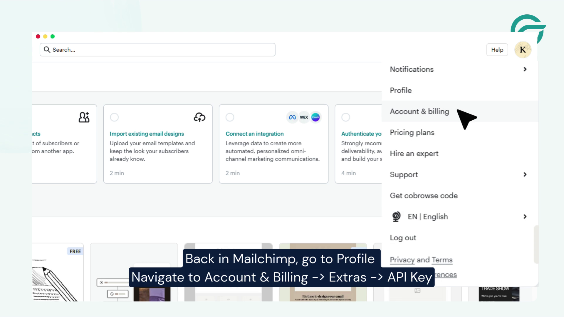Add Mailchimp Authorization Headers