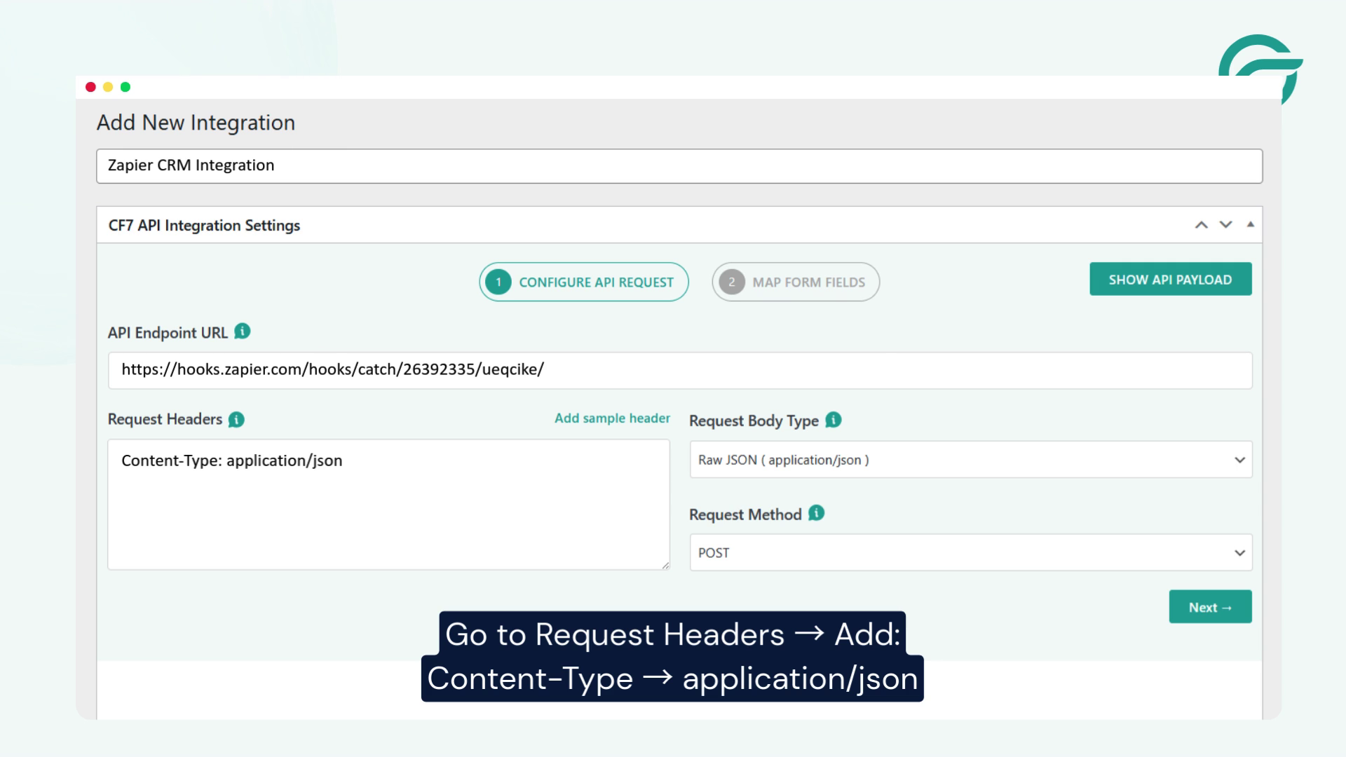 Configure Request Headers