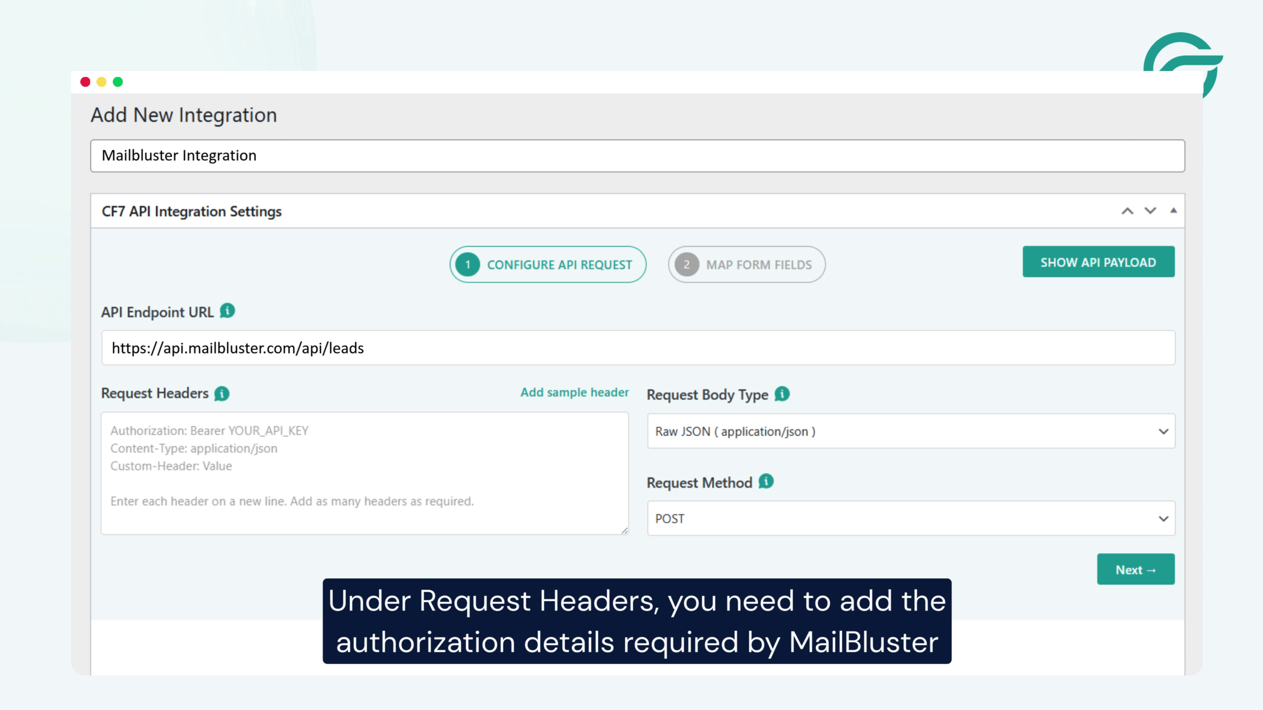 MailBluster Integration.