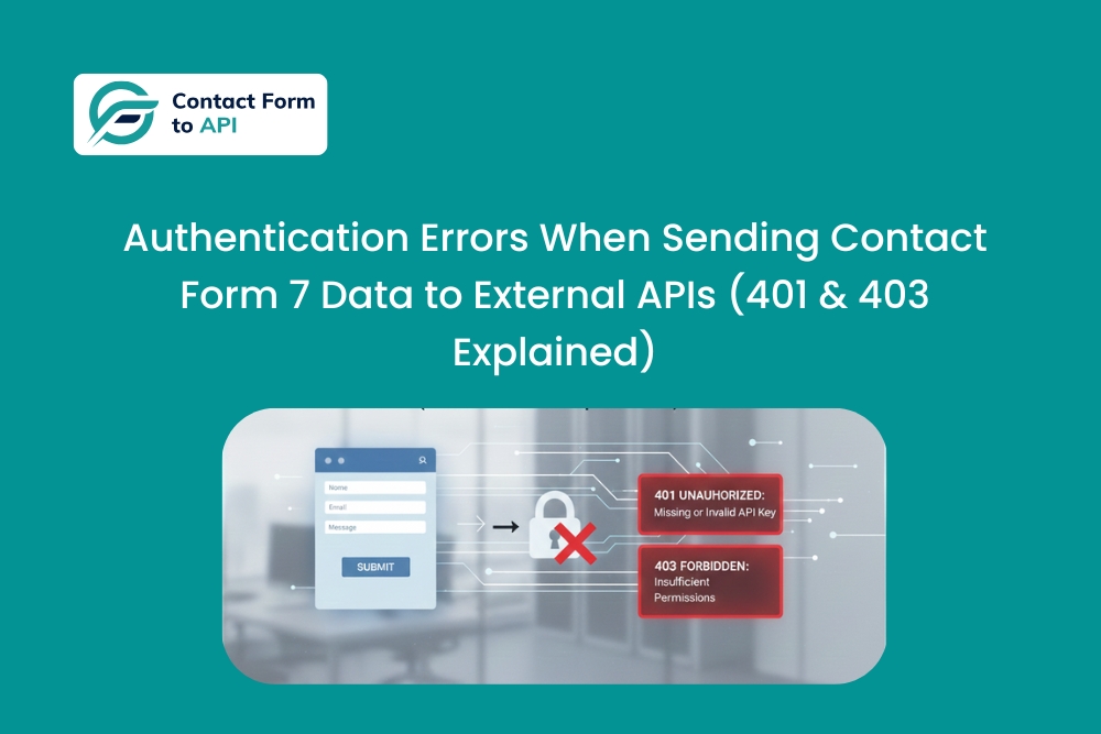 Authentication Errors When Sending Contact Form 7 Data to External APIs (401 & 403 Explained)