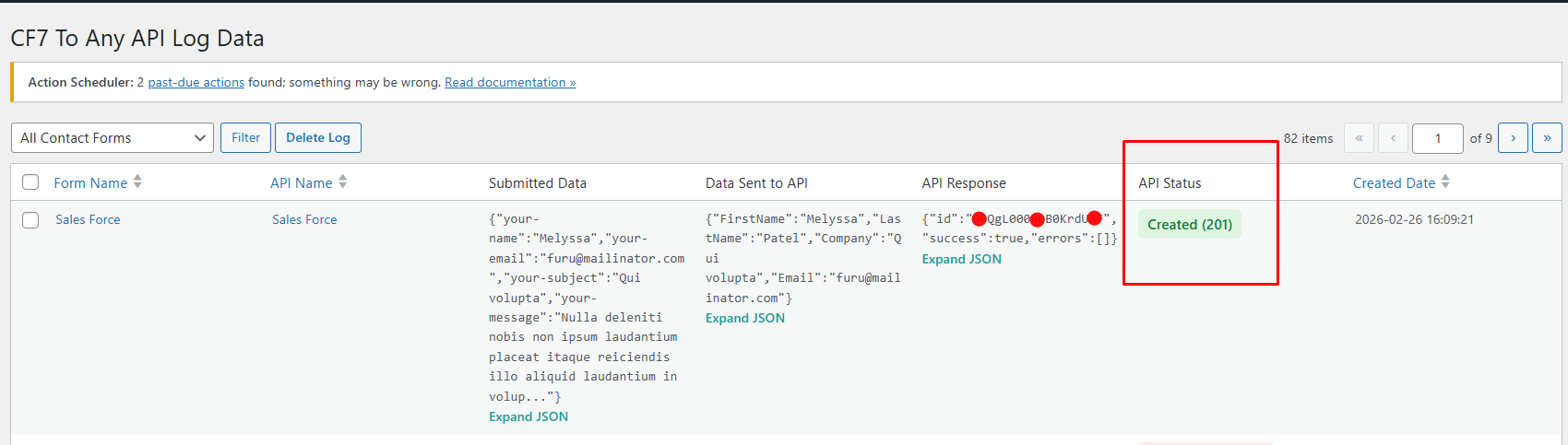Test the Integration