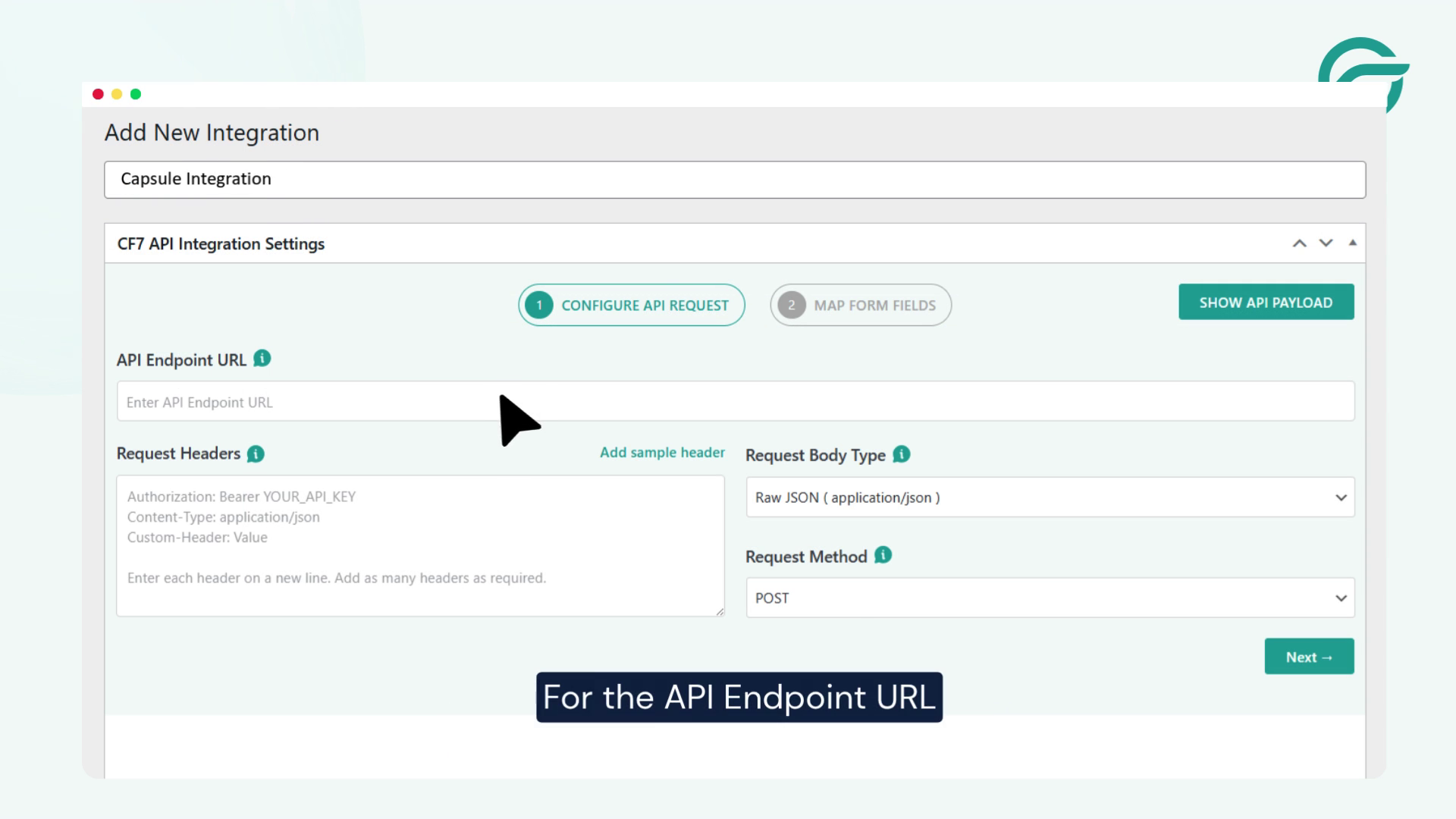 Create a New Integration